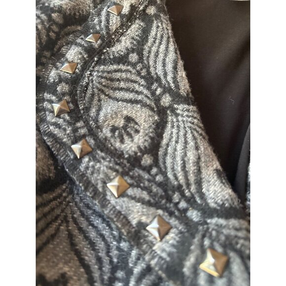 Alberto Makali Black Lace & Studded Jacket M - Picture 5 of 6